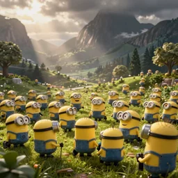 a lot of minions