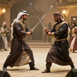 man lost a sword fight to a alive shawarma