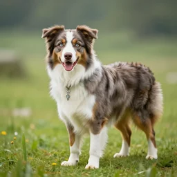 australian shepherd with link in breath of the wild