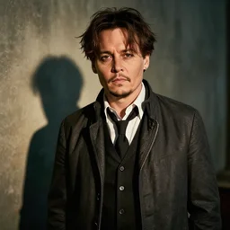 Johnny Depp as a member of the Beatles