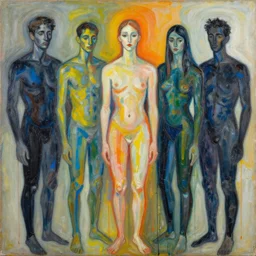 abstract painting by james jean and luc tuymans and vincent lefevre and hernan bas and pat steir and hilma af klint, psychological, dripping paint, high quality render, masterpiece