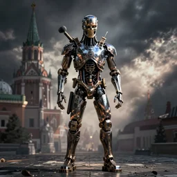 Russian terminator in Moscow