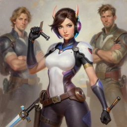 mei from overwatch, highly detailed painting by gaston bussiere, craig mullins, j. c. leyendecker 8 k