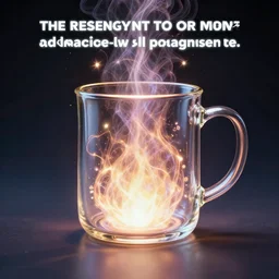 award-winning photo of a magic mug of pure energy