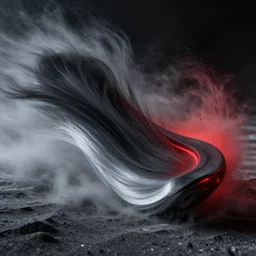 dark matter black and red noise, silver, wind and dust, height detailed hd realistic 8 k,
