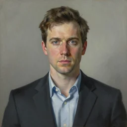 portrait of Tim Robinson from I Think You Should Leave (2019), detailed, coherent, painted by Edward Hopper, Wayne Barlowe, James Gilleard, airbrush, art by James Jean