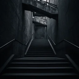 endless stairway to nowhere, dark, unsettling