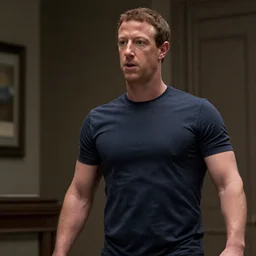mark zuckerberg plays terminator in scene where his endoskelet gets exposet, action film scene