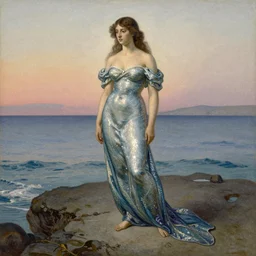 fully clothed selkie by arthur rackham