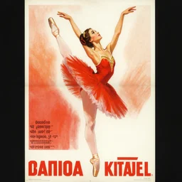 ballet dancer, soviet propaganda poster