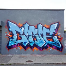 punk extreme 3 d graffiti tag mural maximalism by atey ghailan, by greg rutkowski, by greg tocchini, by james gilliard, by joe fenton, yellow, brown, black and cyan color scheme, octane render