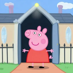 peppa pig trying to break into the thalmor embassy