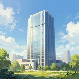 a building in a landscape, trending on conceptartworld