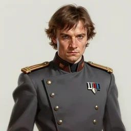 portrait of a man by greg rutkowski, looks like domhnall gleeson, evil ennergy, wearing admiral uniform of the corellian confederation, arrogant and sinister attitude, star wars expanded universe, he is about 3 0 years old, highly detailed portrait, digital painting, artstation, concept art, smooth, sharp foccus ilustration, artstation hq