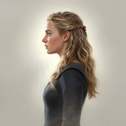 side profile centered painted portrait, Imogen Poots as a Paladin, D&D, beautifully backlit, official fanart, colourful, sweat drops, fibonacci, fractals, insane, neon, intricate, highly detailed, digital painting, artstation, concept art, smooth, sharp focus, illustration, Unreal Engine 5, 8K, by artgerm and greg rutkowski and alphonse mucha and ilya kuvshinov