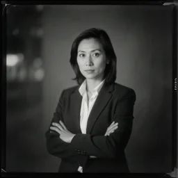 fujifilm superia x - tra 4 0 0 photograph of business lady at night volumetric wetplate underexposed