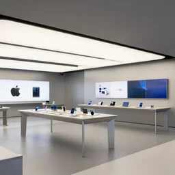 (((((2030s flagship retail interior Samsung Microsoft Apple))))) by Jean-Baptiste Monge