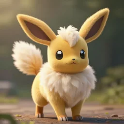real life pokemon sylveon, sylveon, cute, fluffy, ultra realistic, cinematic lighting, high resolution photo