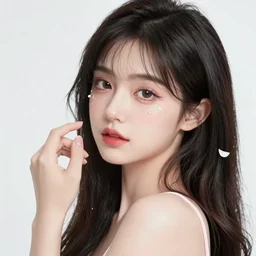 the portrait of the absurdly beautiful, graceful, elegant, gorgeous, fashionable photorealistic anime young girl made of cherries and white petals with tears, an ultrafine hyperdetailed illustration by kim jung gi, irakli nadar, intricate linework, bright colors, octopath traveler, final fantasy, unreal engine highly rendered, global illumination, radiant light, intricate environment