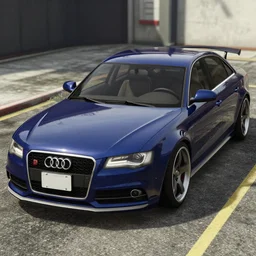 gta5 audi a80 b4 in dark blue