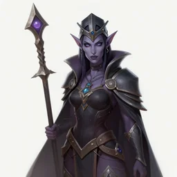 The Dark Elf Queen as an Apex Legends character digital illustration portrait design by, Mark Brooks and Brad Kunkle and Artgerm, detailed, soft lighting