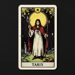 retro horror vintage sci - fi : : tarot card : : 2 d matte dark gouache illustration : : dark sacred key to the gate of forgotten dreams : : detailed