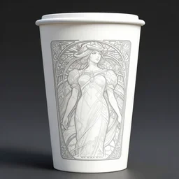 portrait of a paper cup wearing white in the style of, overwatch, intricate, elegant, highly detailed, digital painting, artstation, biolusence, concept art, smooth, sharp focus, illustration, art by artgerm and greg rutkowski and alphonse mucha, horizon zero dawn 8 k