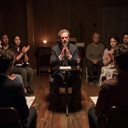 A seance, in the style of Steven Rhodes