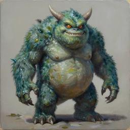 monster painting by sean andrew murray