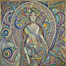a painting of batmam, an ultrafine detailed painting by james jean, deviantart, art nouveau, detailed painting, airbrush art, storybook illustration, pop surrealism, biomorphic, chromatic, grotesque