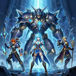 uragaan boss of monster hunter world iceborn worldboss guild raid digital painting bioluminance alena aenami artworks in 4 k rtx hdr design by lois van baarle by sung choi by john kirby and artgerm style pascal blanche and magali villeneuve