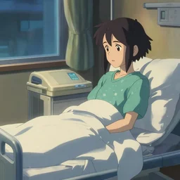 a inpatient ward at night, keyshot 1 1, by makoto shinkai