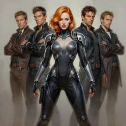 painting of christina hendricks in bladerunner wearing a cyberpunk costume, frontal view, dynamic pose, intricate, elegant, highly detailed, centered, digital painting, artstation, concept art, smooth, sharp focus, illustration, artgerm, tomasz alen kopera, peter mohrbacher, donato giancola, joseph christian leyendecker, wlop, boris vallejo