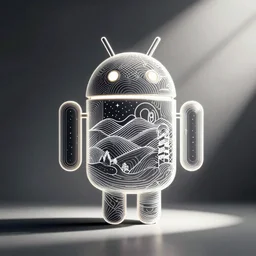 paranoid android, line vector Art