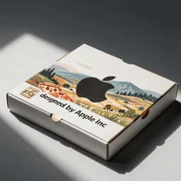 “pizza box designed by Apple Inc”