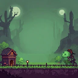 pixel art backgrounds of lovecraftian point and click adventure game