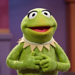 Saul Goldman as a puppet in the Muppets