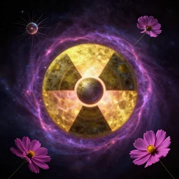 nuclear cosmos, digital art