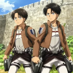 reiner and bertholdt reveal scene, attack on titan, shiganshina wall, a renaissance painting by shingei, featured on deviantart, rayonism, official art, attack on titan anime