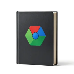 chrome spellbook, stylized 3d render, isolated on a pure white background, centered, entire object in frame, sharp focus, soft studio lighting