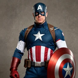 Jimmy Saville as Captain America