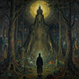 Something about the scene reminded me of the strange and disturbing Asian paintings of Nicholas Roerich, and of the still stranger and more disturbing descriptions of the evilly fabled plateau of Leng which occur in the dreaded Necronomicon of the mad Arab Abdul Alhazred