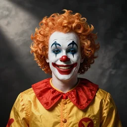 ronald mcdonald's clown mugshot
