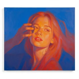 a spectacular painting : 2. 5, by patrick zircher : 2, vibrant casein and acrylic : 2, trending on artstation : 2, vector space : 2. 5