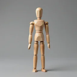 a man made as wood