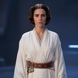 Jennifer Connelly as Princess Leia in new hope Star Wars