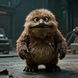 film still of nibbler in the new scifi movie, 4 k