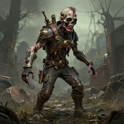 steampunk zombie by craig mullins