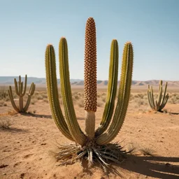 amazing peyote plant, in the desert, 4 k photography, 8 k photography
