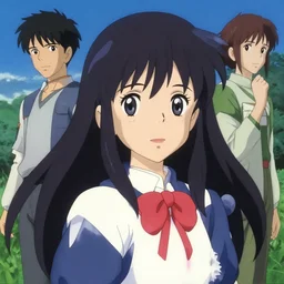 a beautiful young magical girl, mahou shoujo, [ [ [ anime by yoshitoshi abe, serial experiments lain, haibane renmei, texhnolyze ] ] ] studio ghibli, makoto shinkai, crisp and sharp, clear cute face, cel shaded